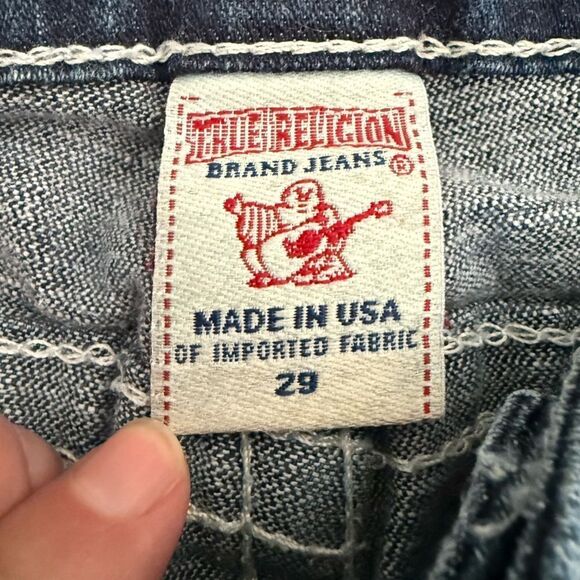 True Religion Becky Jeans Silver Sequin Detail Bootcut Low Rise 29 - Picture 7 of 10